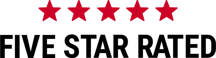 Five star rated.